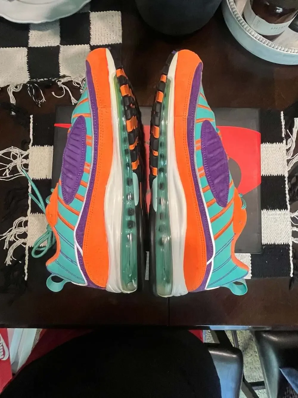 Nike Air Max 98 QS 'Cone' (Tour Yellow/Hyper Grape)